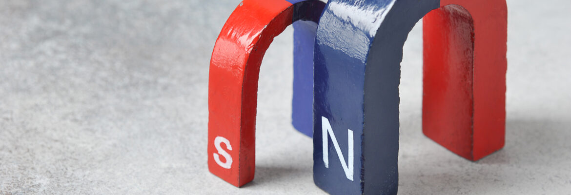 Horse Shoe Magnet with North and South Pole